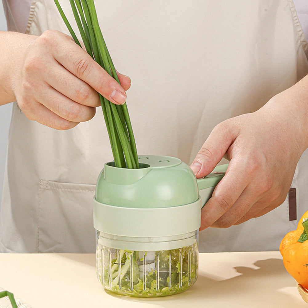 4-in-1 Wireless Vegetable Chopper - At Home Living