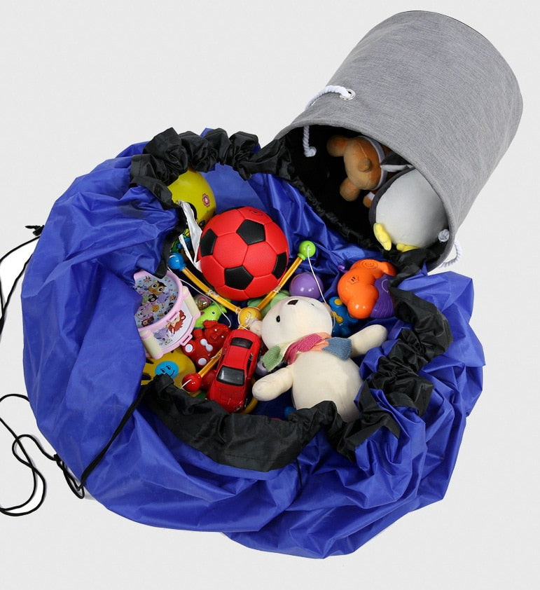Star Dust BLUE Toy Storage Bag + Playmat